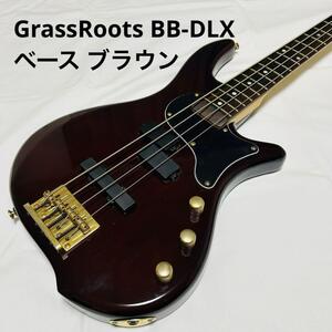 grassroots BB-DLX グラスルーツ　ベース ブラウン 希少 エレキ