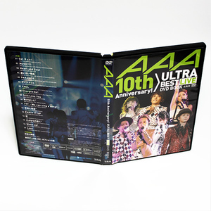AAA 10th Anniversary ULTRA BEST LIVE DVD BOOK トリプルエー 西島隆弘 宇野実彩子 與真司郎 ◆国内正規 DVD◆送料無料◆即決