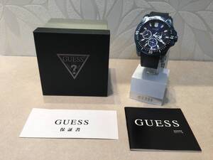 【新品】GUESS ゲス メンズ 腕時計 GW0054G2 ネイビー☆未使用