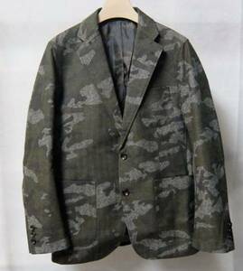 SOPHNET ソフネット CAMOUFLAGE COTTON HOME SPAN 2 BUTTON JACKET 迷彩 ジャケット S