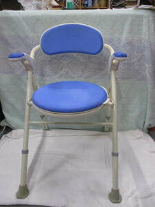 アロン化成　安寿シャワーベンチ　ＫＴ(青)　検　ヘルスケア 看護、介護用品 入浴補助　シャワーチェア　シャワー椅子
