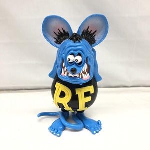 【中古】RAT FINK ソフビ 水色