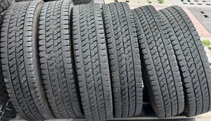 6本価格★パT8989■7.00R16 LT 10PR BRIDGESTONE BLIZZAK W979 2022年製★条件付送料無料★地山 中古 スタッドレス トラック 700R16