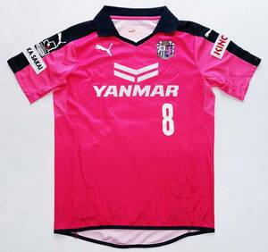 美品！2015 CEREZO OSAKA セレッソ大阪 1st 柿谷曜一朗選手 No.8 半袖オーセンティックレプリカ(L)日本製 価格18192円