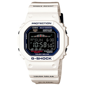 ほぼ新品 G-SHOCK　G-LIDE 電波ソーラーホワイト GWX-5600C-7JF カシオ 腕時計