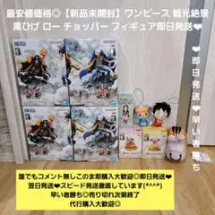 【新品未開封】ワンピース 戦光絶景 黒ひげ ロー チョッパー フィギュア即日発送