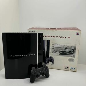 【中古品】SONY/ソニー プレイステーション3 CECHL00 HDD 80GB クリアブラック 通電確認済　PlayStation3　プレステ３　C-63