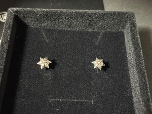 Chrome Hearts CH ピアス　クロムハーツ クロス　925 セット　スターチャーム