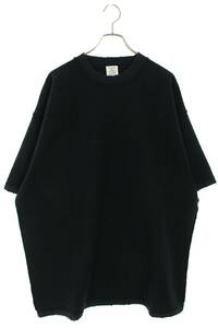 ヴェトモン VETEMENTS 23AW UE54TR470B BLACK サイズ:XS インサイドアウト半袖スウェット 新古品 SB01