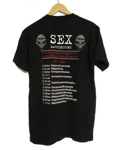 セックスマシンガンズ SEX MACHINEGUNS 刹那 M 黒 ブラック ライブ Tシャツ メンズ バンドT シャツ ヘヴィメタ ANCHANG あんちゃん 音楽 