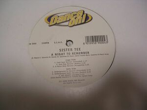 ●R&B HOUSE 12inch●SISTER TEE / A NIGHT TO REMEMBER