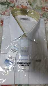 新品未使用タグ付 ENRICOCOVERI 長袖ワイシャツ 41ー82 薄グレー ゆうパック760円