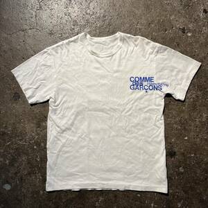 COMME des GARCONS AD1996 伊勢丹110周年記念 110yrs ISETAN プリントTシャツ HT-040250 90s 1990s コムデギャルソン