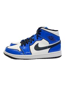 NIKE◆AIR JORDAN 1 MID SE_エアジョーダン 1 ミッド/26.5cm/BLU