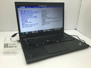 ジャンク/ LENOVO 20ARA198JP ThinkPad T440s Intel Core i5-4210U メモリ4.1GB HDD500.1GB 【G24712】