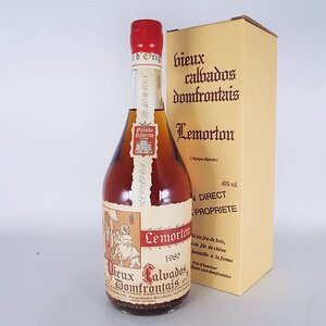 ★ルモルトン 1980 ヴューカルバドス ドンフロンテ ＊箱付 700ml 40% カルバドス Lemorton Calvados TK17052