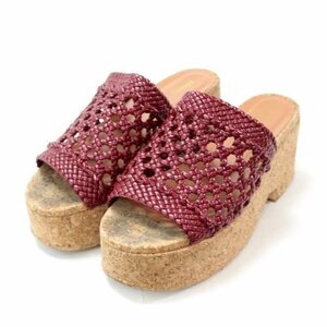 PIPPI CHIC ピッピシック 17SS Colk sole Mesh Mule コルクソールメッシュミュール サンダル