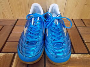 b409◆MIZUNO MONARCIDA シューズ◆25.0㎝ ブルー色 Q1GA171227 ミズノ モナルシーダ FS SALA フットサルシューズ 6K