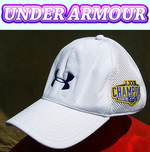 即決■UNDER ARMOUR■ホワイホスピタルしろーcap■■古着