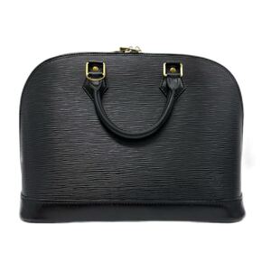 LOUIS VUITTON / MI0919 ルイ ヴィトン エピ アルマPM ハンドバッグ レザー ノワール 黒 ブラック 