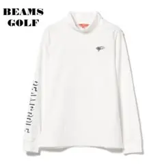 BEAMSGOLF ORANGE LABELスリーブラインロゴ裏起毛モックネック