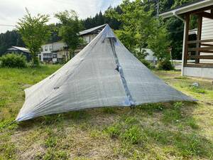 LOCUS GEAR Khufu CTF3 Shelter 〔キューベン製 希少初期モデル 色:BLACK〕シェルター 軽量 ワンポール ローカスギア クフ ウルトラライト