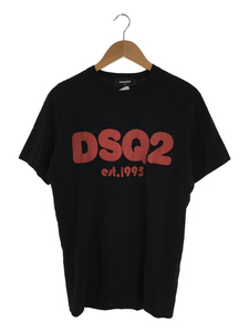 DSQUARED2◆21SS/Tシャツ/M/コットン/BLK/S74GD0823