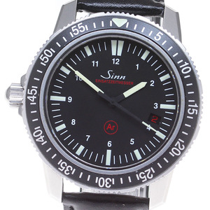 ジン Sinn 603 EZM3 デイト 自動巻き メンズ 美品 _842723