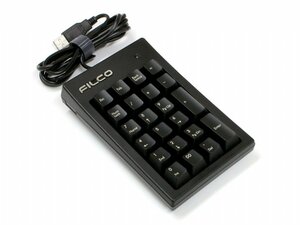 【中古】FILCO Majestouch TenKeyPad USBテンキーパッド独CherryMX茶軸スイッチ ブラック FKB22MB