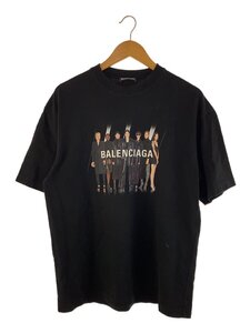 BALENCIAGA◆Tシャツ/XS/-/BLK/無地