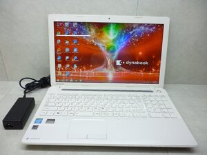 ☆1円☆東芝☆dynabook T453/33LWS☆Celeron 1037U 1.80GHz/4GB/1TB/Sマルチ/無線/カメラ/Office/Windows 8.1 DtoD領域☆