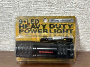 メガバス 9LED ヘビー デューティー パワー ライト メガバスレッド HEAVY DUTY POWER LIGHT MEGABASS RED