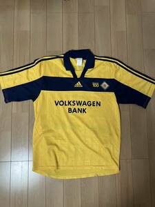 99-00 Eintracht Braunschweig アイントラハト　ブラウンシュヴァイク　adidas アディダス　ユニフォーム　ポルトガル製　ブンデスリーガ