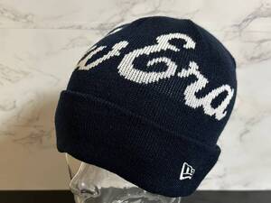 【未使用品】19SE クール★NEW ERA ニューエラ カフニット クールなネイビーの伸縮素材 キャップ ニット帽 帽子 CAP《FREEサイズ》