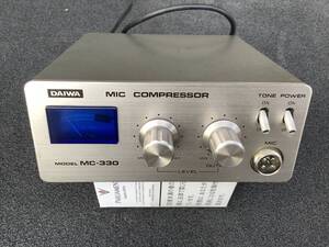 DAIWA MIC COMPRESSOR.MC-330☆ダイワ マイク コンプレッサー,無線機使用☆MC-330