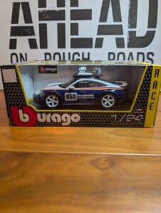 ポルシェ 911 ダカール 1/24 buragoブラーゴ ダイキャストモデル　新品