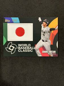 2023 Topps Japan Edition Baseball 大谷翔平 Shohei Ohtani WBC Japanese National Team Patch /99