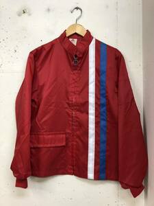 80s 新品　デッドストック　THE GREAT LAKES JACKET ナイロン　レーシングジャケット　USA製 16 赤