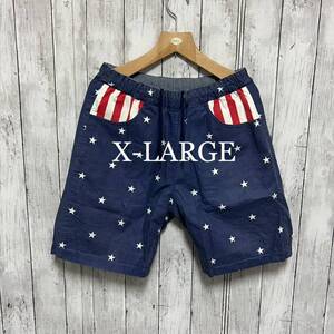 X-LARGE リバーシブルショーツ！スター柄！エクストララージ