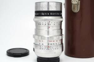 15【良品】EXA Meyer-Optik Gorlitz Trioplan 1:2,8/100mm マイヤー トリオプラン バブルボケ 1960年製 f2.8