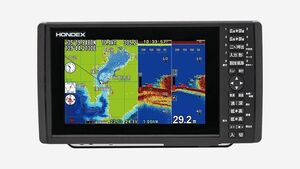 HE-90S 振動子TD25 GPS内蔵仕様 9型ワイド HONDEX ホンデックス デプスマッピング 機能搭載 プロッター デジタル