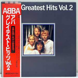 R68306▲帯付 アバ/グレイテスト・ヒッツ Vol.2 LPレコード ABBA/DANCING QUEEN/THANK YOU FOR THE MUSIC