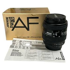 Nikon ニコン Nikkor 28-70mm f3.5-4.5 標準レンズ カメラレンズ ニコン用 オートフォーカス AF 一眼レフ【中古】