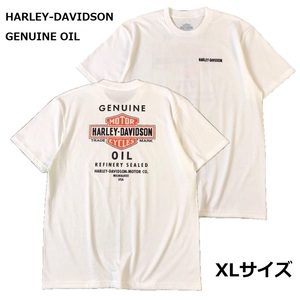 即決　新品　送料無料　ハーレーダビッドソン　半袖　Tシャツ　ハーレー　バイク　XL　白　ツーリング　夏T　トップス　モーターサイクル