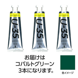 ターナー色彩 U35 コバルトグリーン60ml 3個 TURNER108762 /l