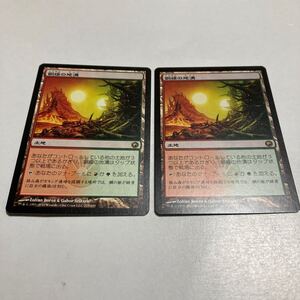 送料無料　MTG 銅線の地溝　2枚セット　 日本語　