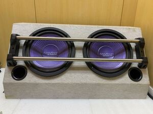 RE1500 ADDZEST アゼスト 25cm×2 BASS REFLEX サブウーハー SRB 2551 出音確認済み 現状品 1228