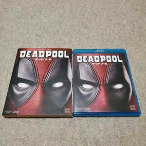 洋画　Blu-ray Disc+DVD2枚組　DEADPOOL　デッドプール　ポストカード付　美品