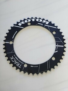 新品未使用 ローター ROTOR チェーンリング no Q track aero 46T トラック 競輪 薄歯 QRINGS BCD144×5 3/32 ピスト 自転車