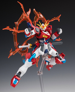 組立済ガンプラ「HGBF カミキバーニングガンダム」完成品　未使用シール＆全パーツ付属(ガンダムビルドファイターズトライ)　現在入手困難